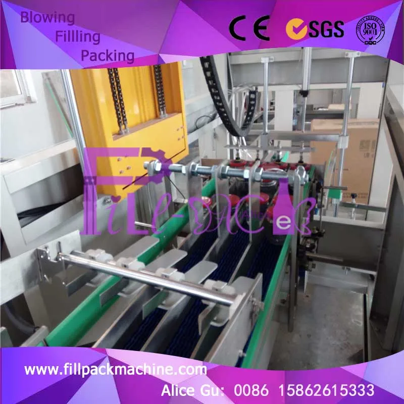 
Fully automatic Case / carton / box packer for juice bottles 