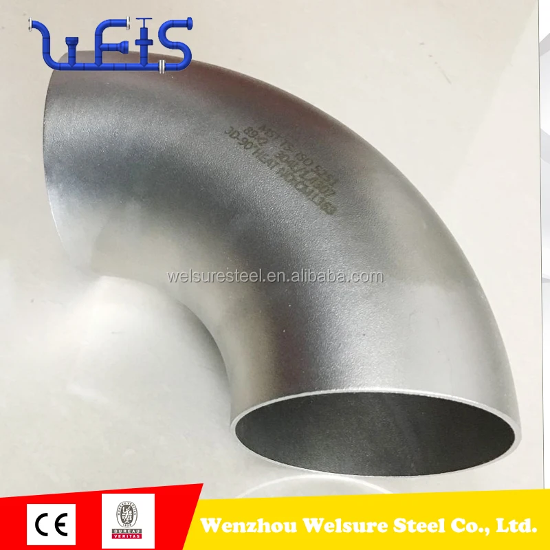 Welsure sanitary stainless steel tube fitting U bend 180 elbow 90 degree bend
