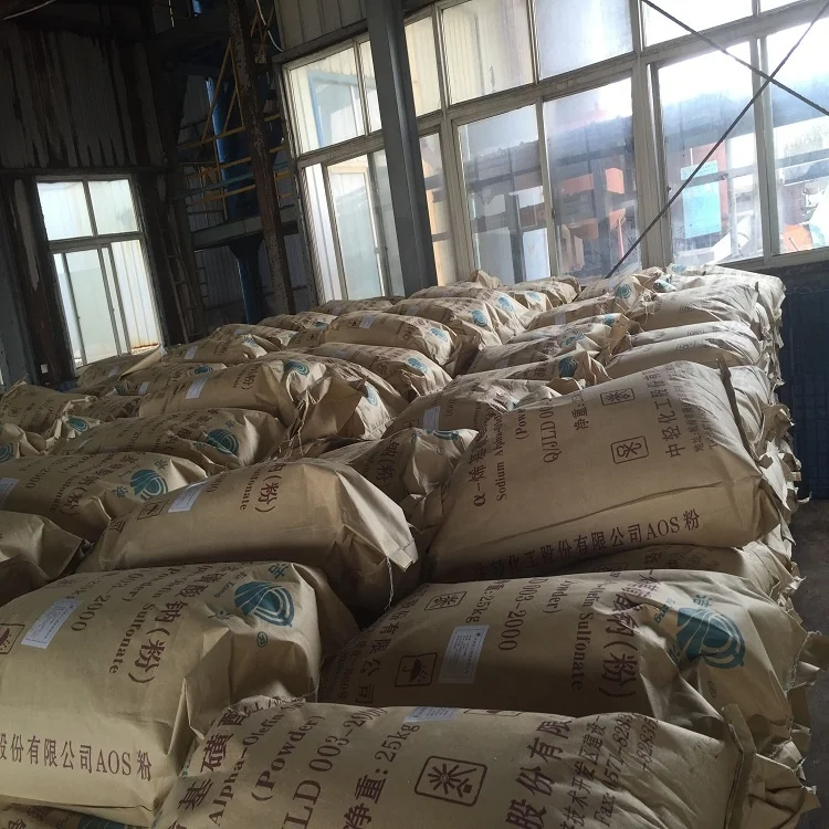 Промышленный сорт 92% альфа-олефина сульфонат натрия (AOS) CAS NO.68439-57-6