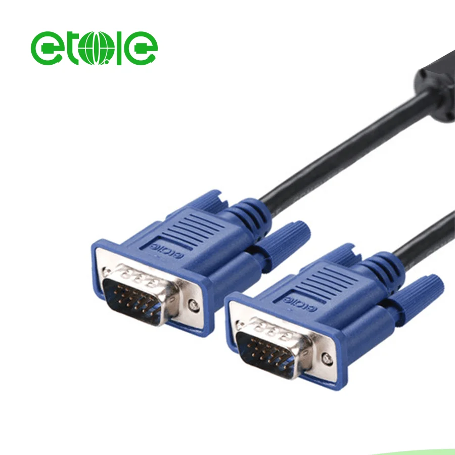 Кабель vga в vga, полностью проводной кабель vga 15 pin для ПК hdtv проектора, компьютерный кабель, китайская фабрика
