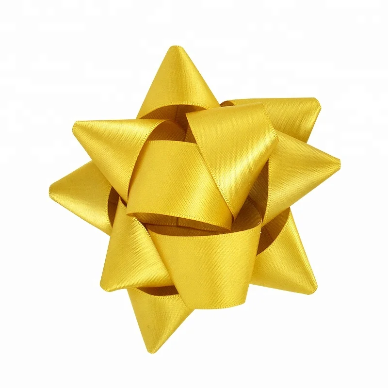Gift Craft Mini Star Package Decoration Red Packing Star Bows