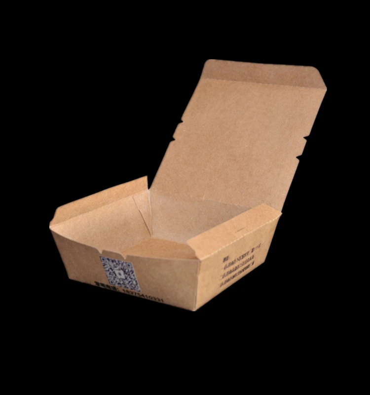 Customized Size logo Disposable Food Packaging Fried Chicken Box Take Away lunch box