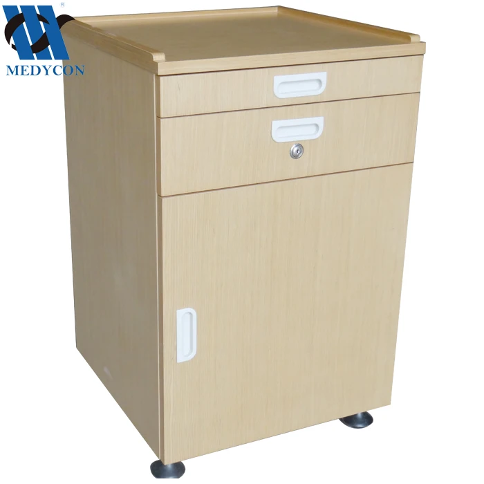 Bedside cabinet for hospital,hospital bedside cabinet MDF