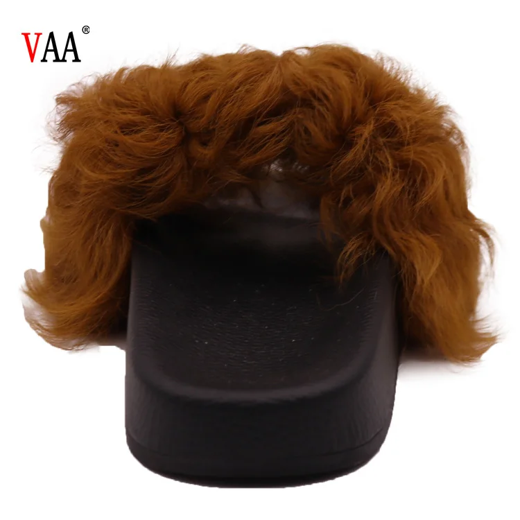 CF-055 зима лучший производитель проката шерсть и нескользящая резиновая подошва зимние Тапочки