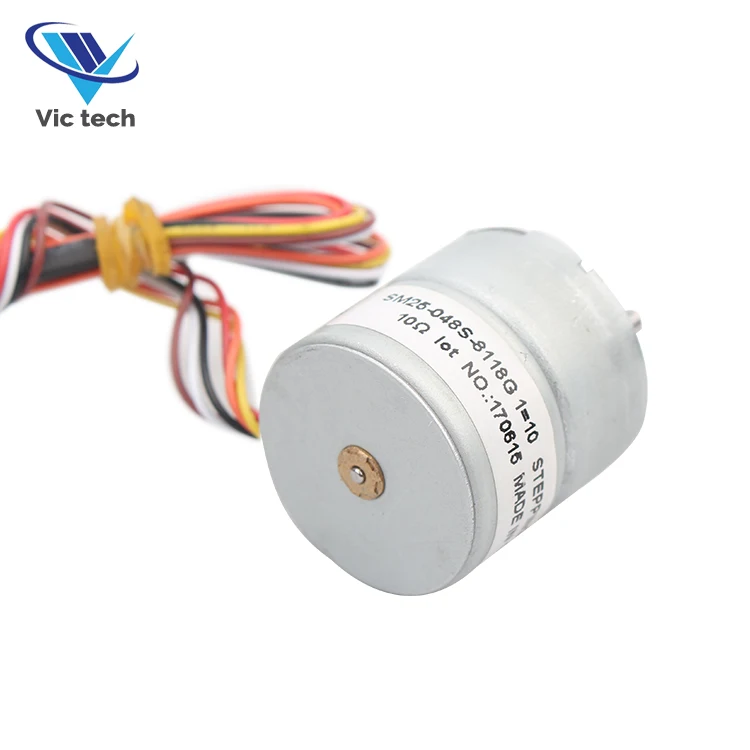 SM25 микро-редукторный шаговый мотор 2-х фазный 4-wirer биполярный шаговый двигатель