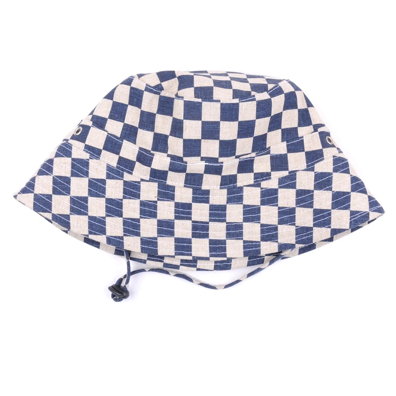 Spring adult cotton plain blank fisherman bucket hat custom