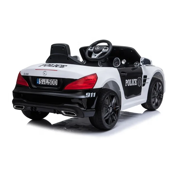  Лицензированные полицейские игрушки Mercedes Benz электрические автомобили для детей электрический автомобиль езды на полицейском