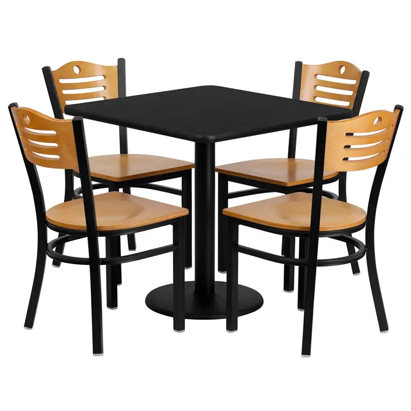 Modern design wooden home furniture dining table set in dining room wholesale