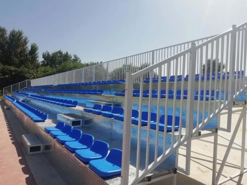 Stadium sports field temporary bleacher grandstand tribune stands outdoor demountable bleachers outdoor scaffolding bleachers