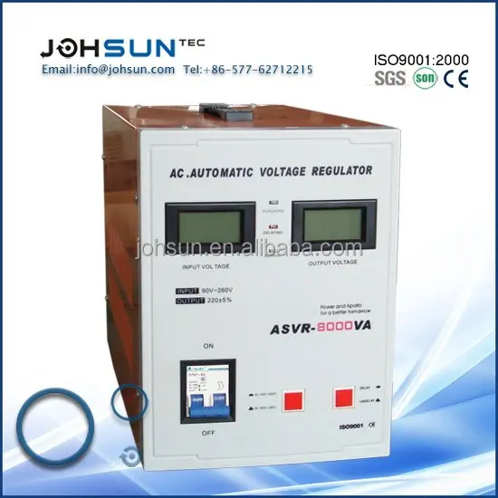 Custom Logo Electronic Voltage Stabilizer Avr-10000Va Power Voltage Regulator