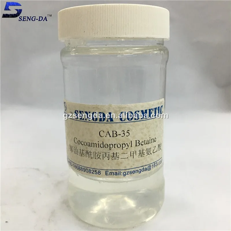 Concentrated foaming agent cocoamidopropyl betaine cab 35