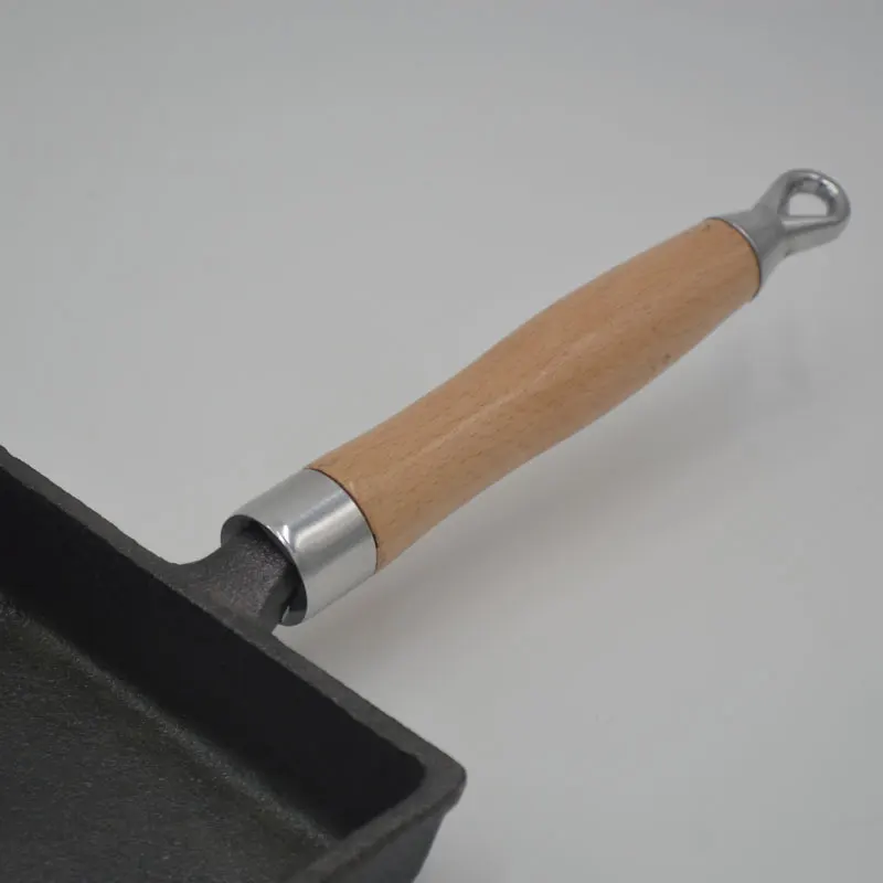 ChuiHua Hot sale egg pan Japanese Tamagoyaki cast iron skillet square fry pan for customized