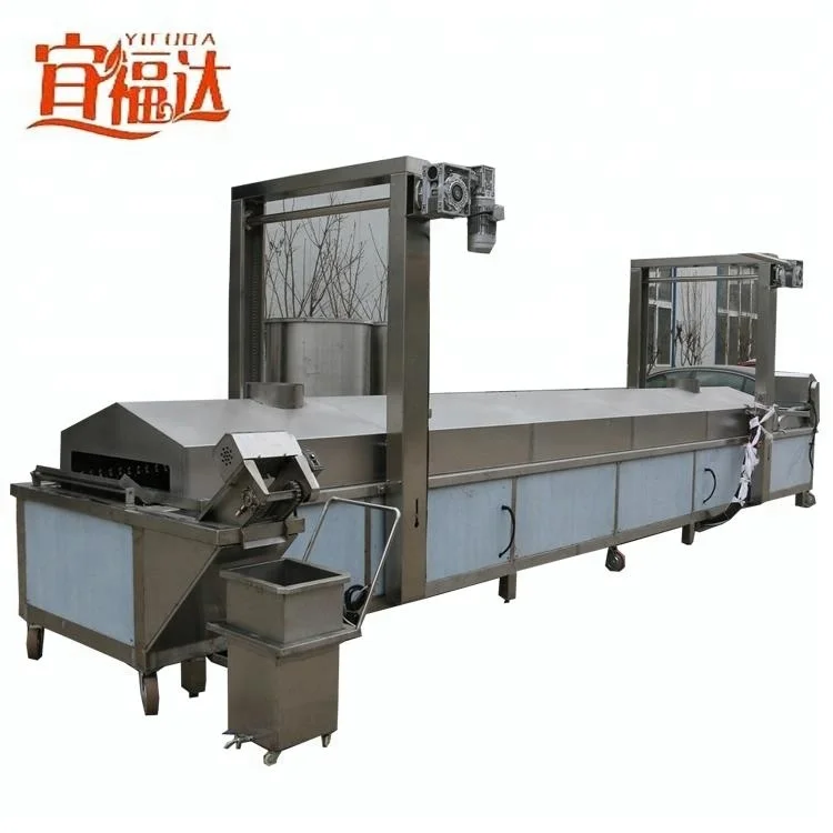 
Sturgeon /Hairtail /Cod Fish frying machine Fish fried production Line 