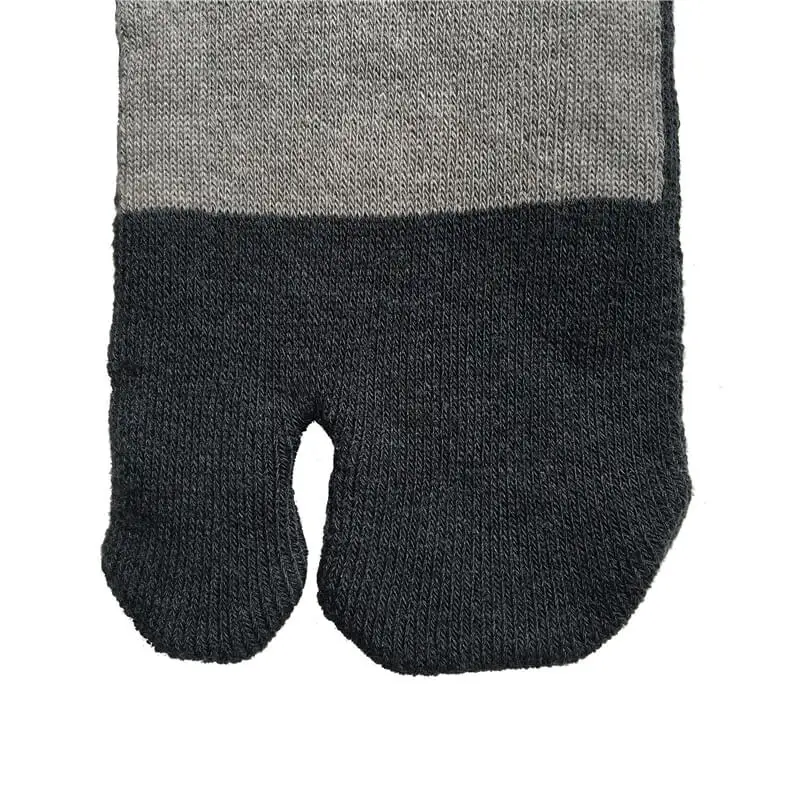 Japanese Warm Merino Wool Tabi Socks with Arch Support