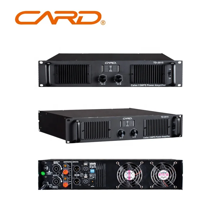 
2*1500watts amplifier for line array system TDA-2015 