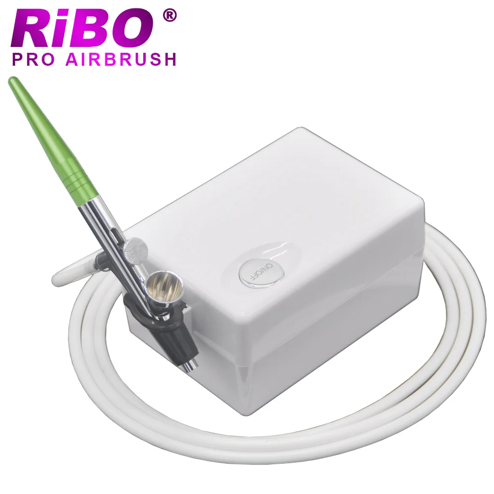 Professional Airbrush kit Mini Compressor Kit for Multi Purpose Air Brushing: Make up Body Paint Temporary Tattoos Nail Art Pain