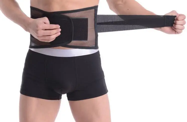 The double straps fat burner belt in waist support,womens waist training belt,man waist training belt