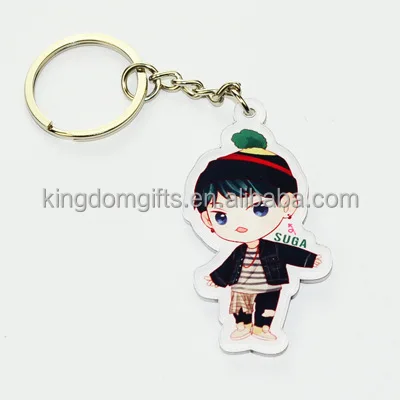 Acrylic Keychain One/Two Sided Custom Keychain, Plastic Keychain Custom Made