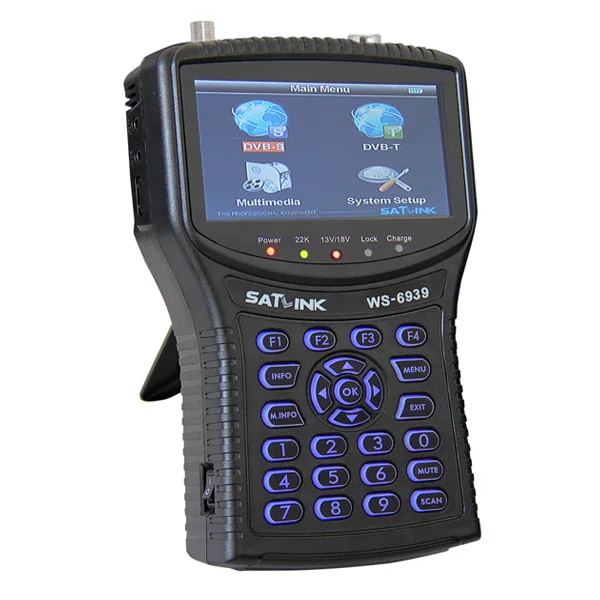 satlink ws6939 satlink WS-6939 dvb-s&dvb-t combo satellite finder satlink ws-6939 satellite terrestrial signal finder meter
