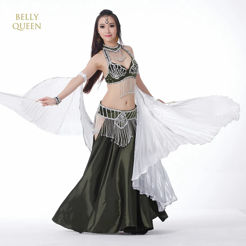 
Professional belly dance Performance costumes with tassel BellyQueen 