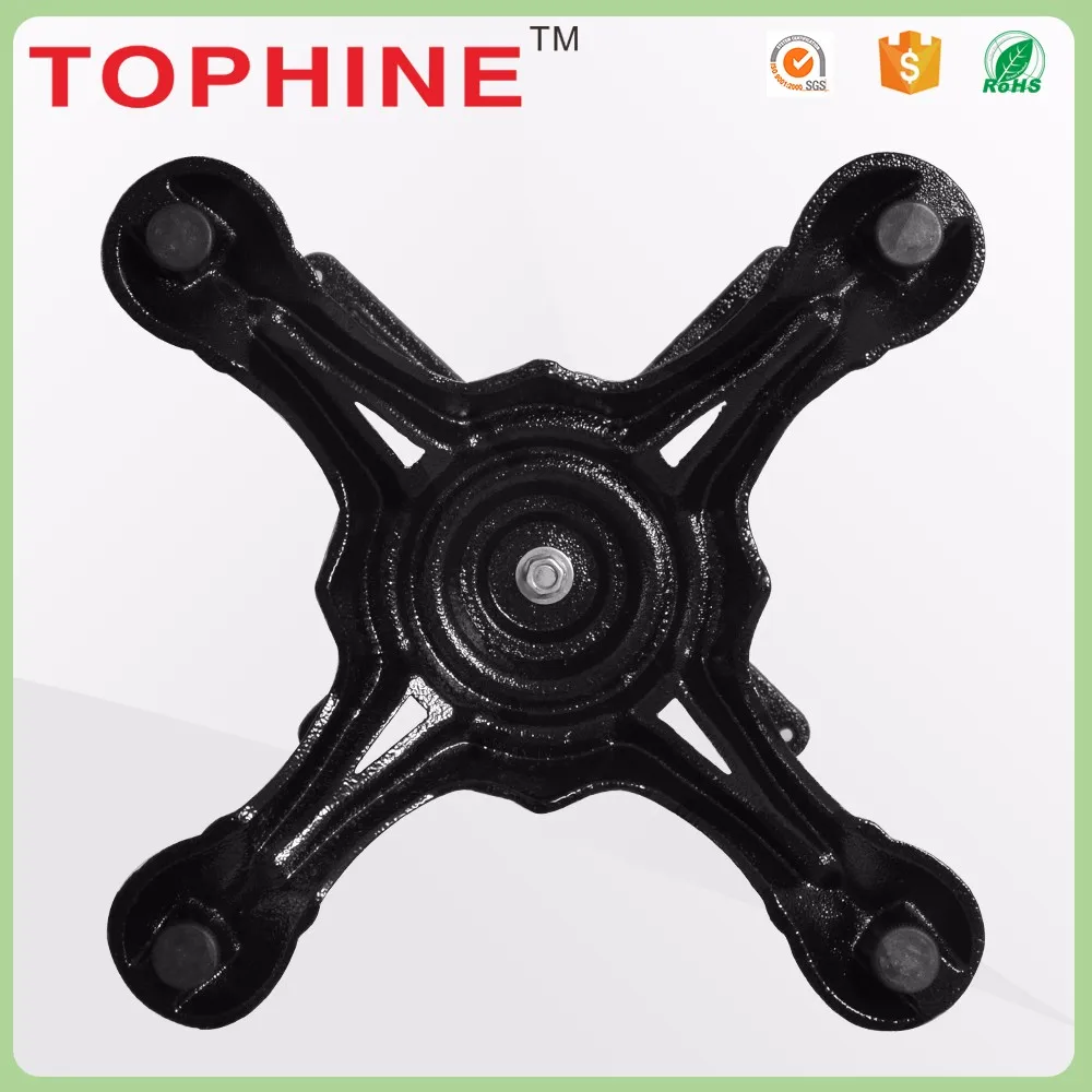 
Commercial Contract Adjustable metal industrial cast iron table feet base for round table 