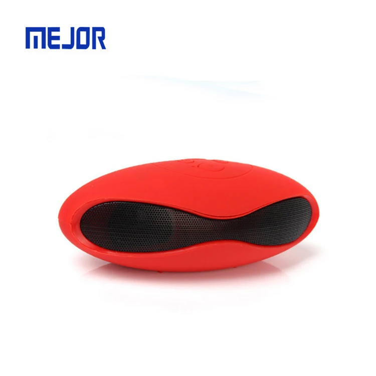 Soft touch mini portable loudspeaker X6 cheap gift TF Card USB music stereo FM wireless speaker