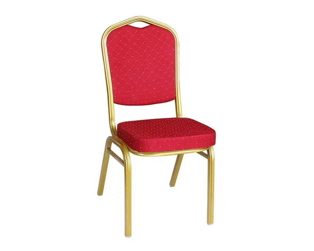 Modern restaurant banquet metal stackable iron chair