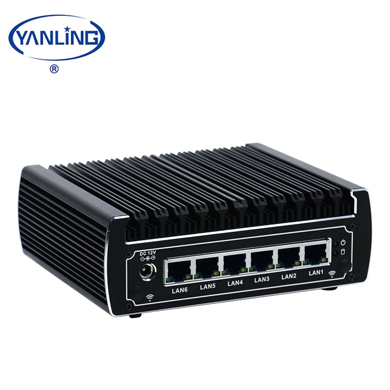 fanless computer ultra low power Intel I3 7100U firewall mini pc