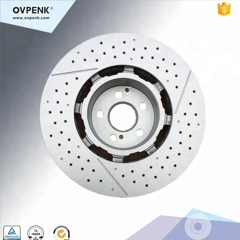 Genuine For Mercedes-Benzs C CLS SL SLK E 63 55 AMG Class C-CLASS W204 W211 Front Brake Disc Rotor NEW 2194210212/2124210512