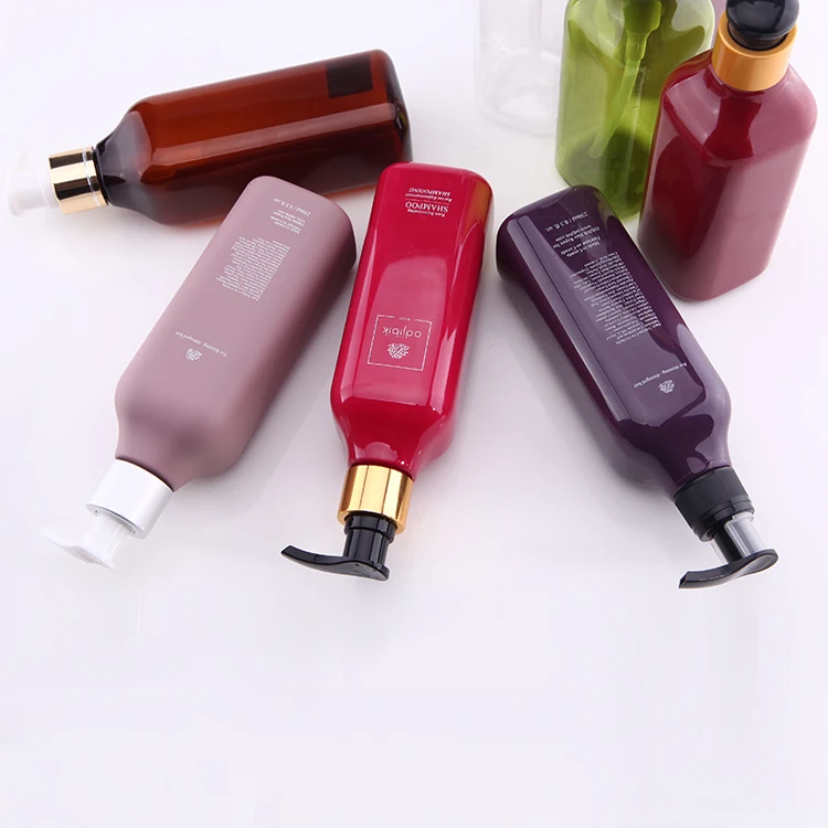 Any custom made color lotion pump 350ml 300ml 250ml 200ml PET bottle