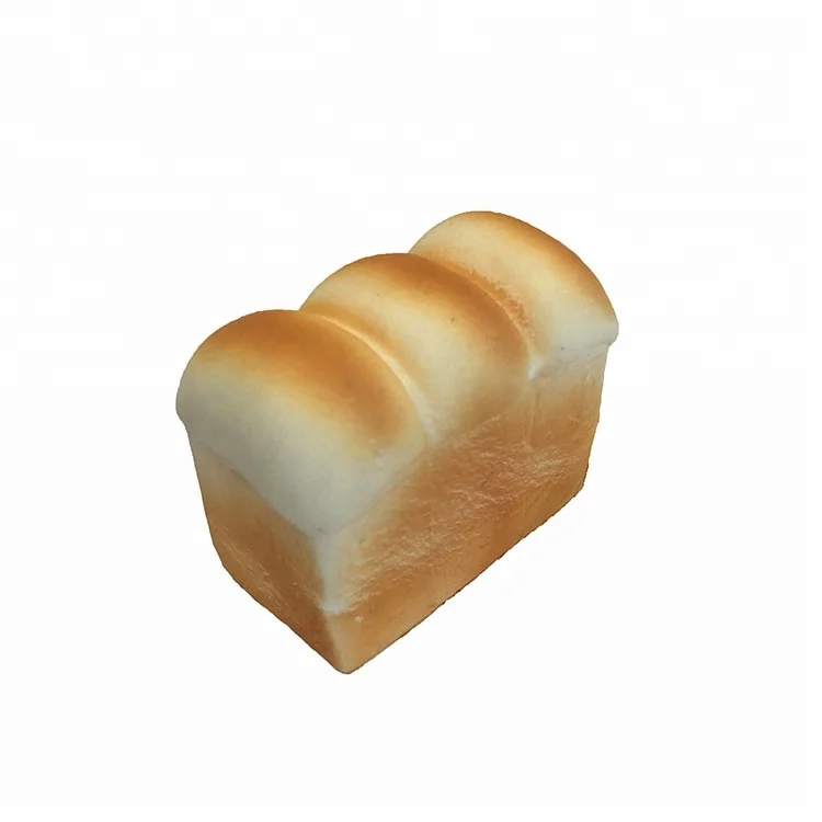 China supplier custom super soft pu foam small loaf bread squishy toy