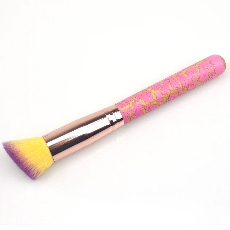 
Affordable price oem aluminium ferrule blending large powder concealer makeup brush 