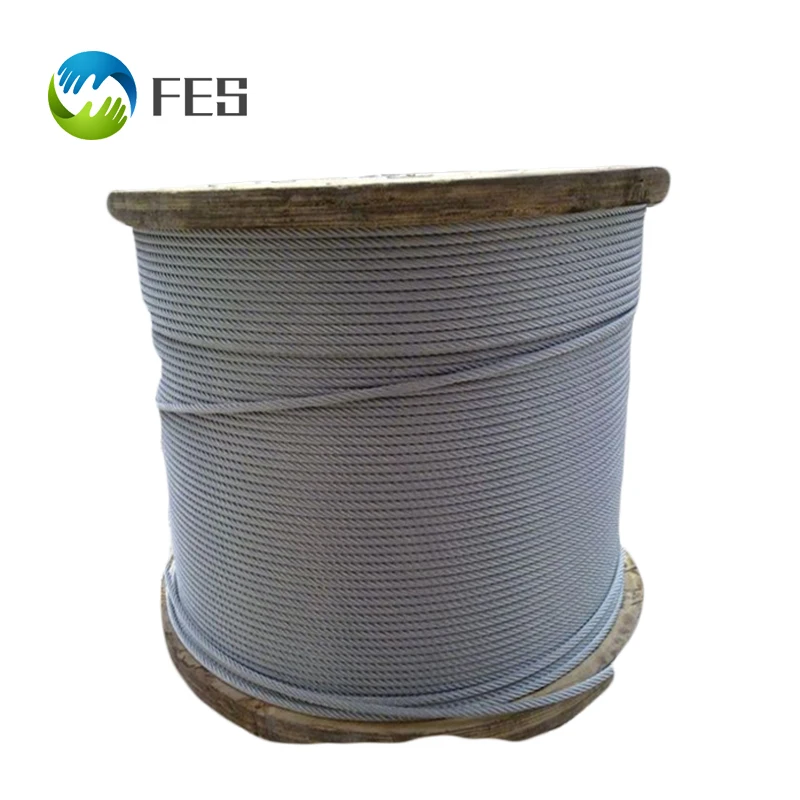 Fast delivery galvanized/stainless steel wire rope 10mm cable
