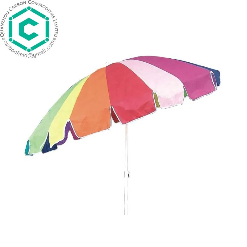 adjustable rainbow china beach umbrella