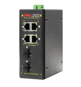Промышленный POE коммутатор 6 портов 10/100/1000М