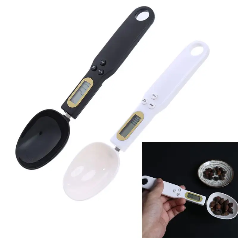 
500g/0.1g Portable Kitchen Scale Bake Milk Powder Digital Spoon Scale Measuring Gram LCD Electronic Lab Scales 