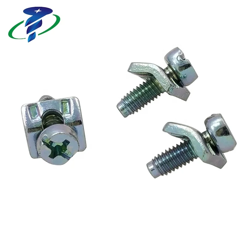 Square Washer Combination Screw for Contactor ,terminal, M3x9