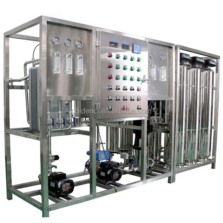 500LPH Ultra Pure EDI+RO Deionized Water Treatment System