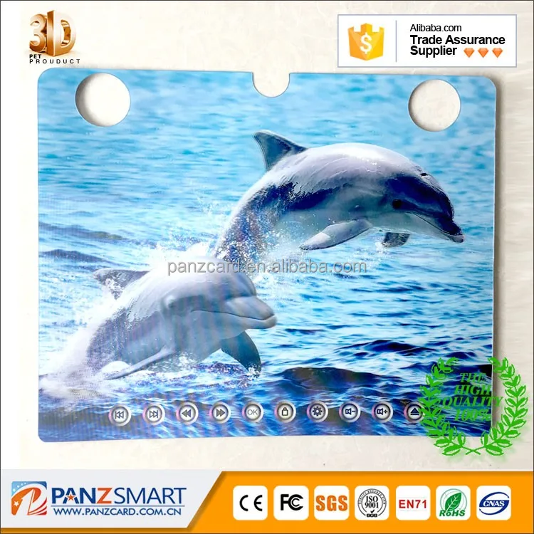 Customzied 3D lenticular poster printing flip 3d postcard lenticular animals 3D lenticular picture 3D flip pictures for table