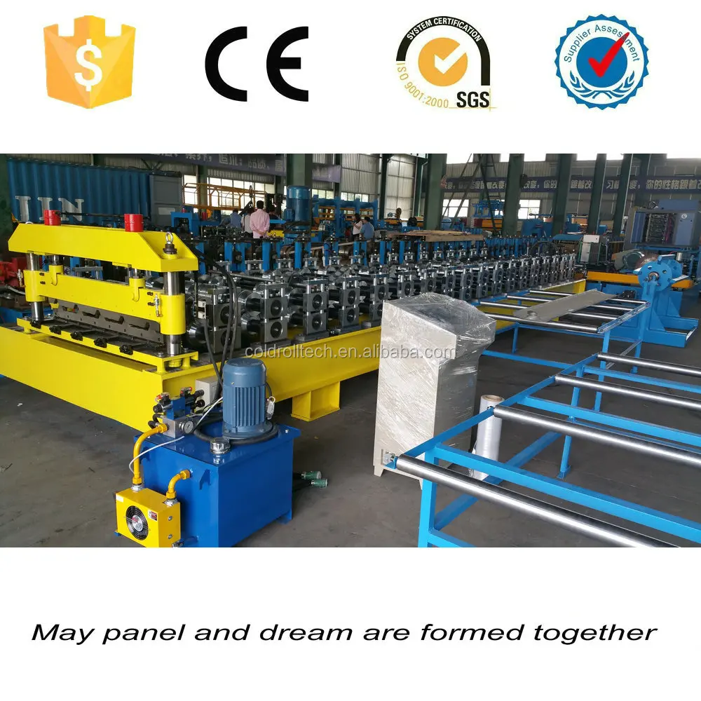 High Standard high Quality metal roofing sheet profiling folding roll forming machine