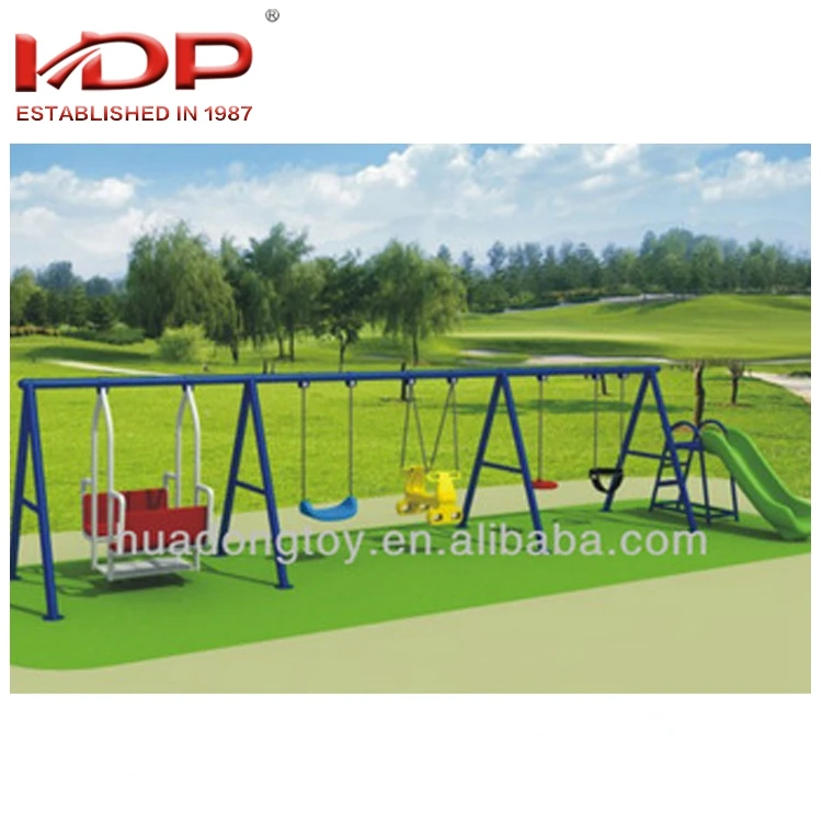 Children slide playground equipment set outdoor baby swing