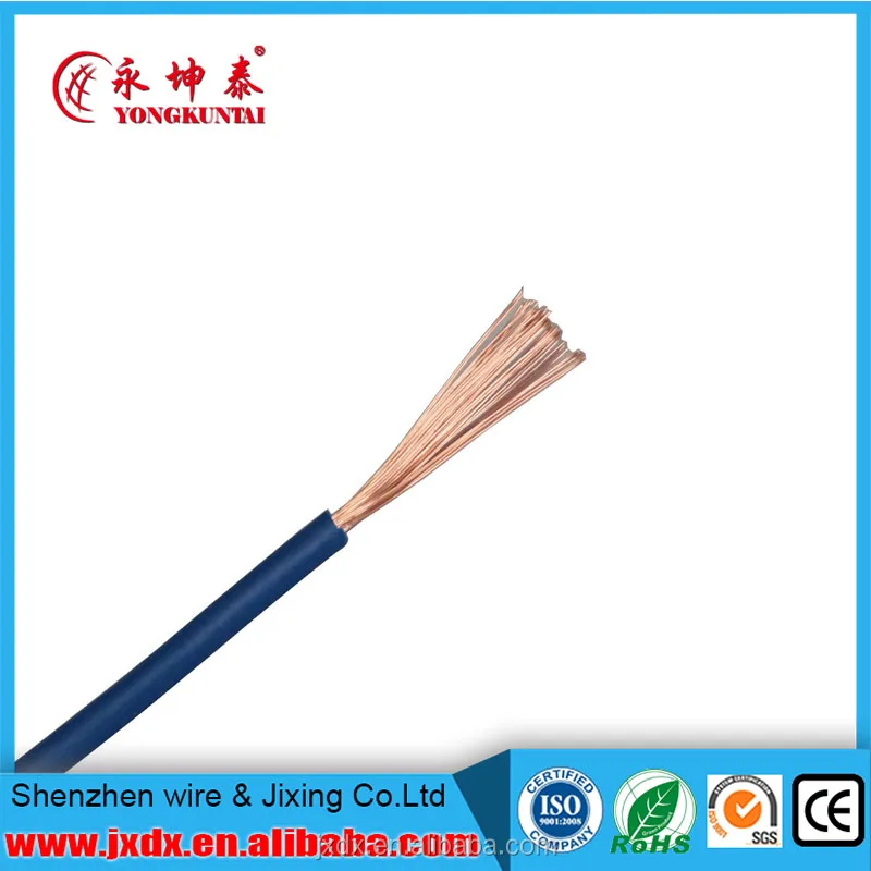 1.5mm 2.5mm 4mm 6mm 10mm house wiring single core 450/750V building Romex electric copper wire
