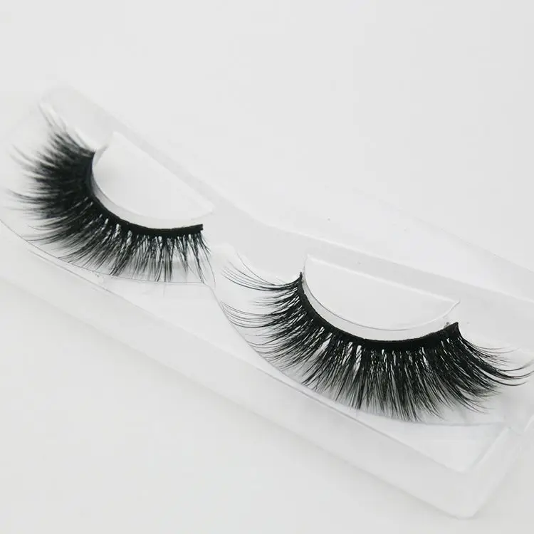 Handmade False 3d Silk Eyelashes With Custom Package Box