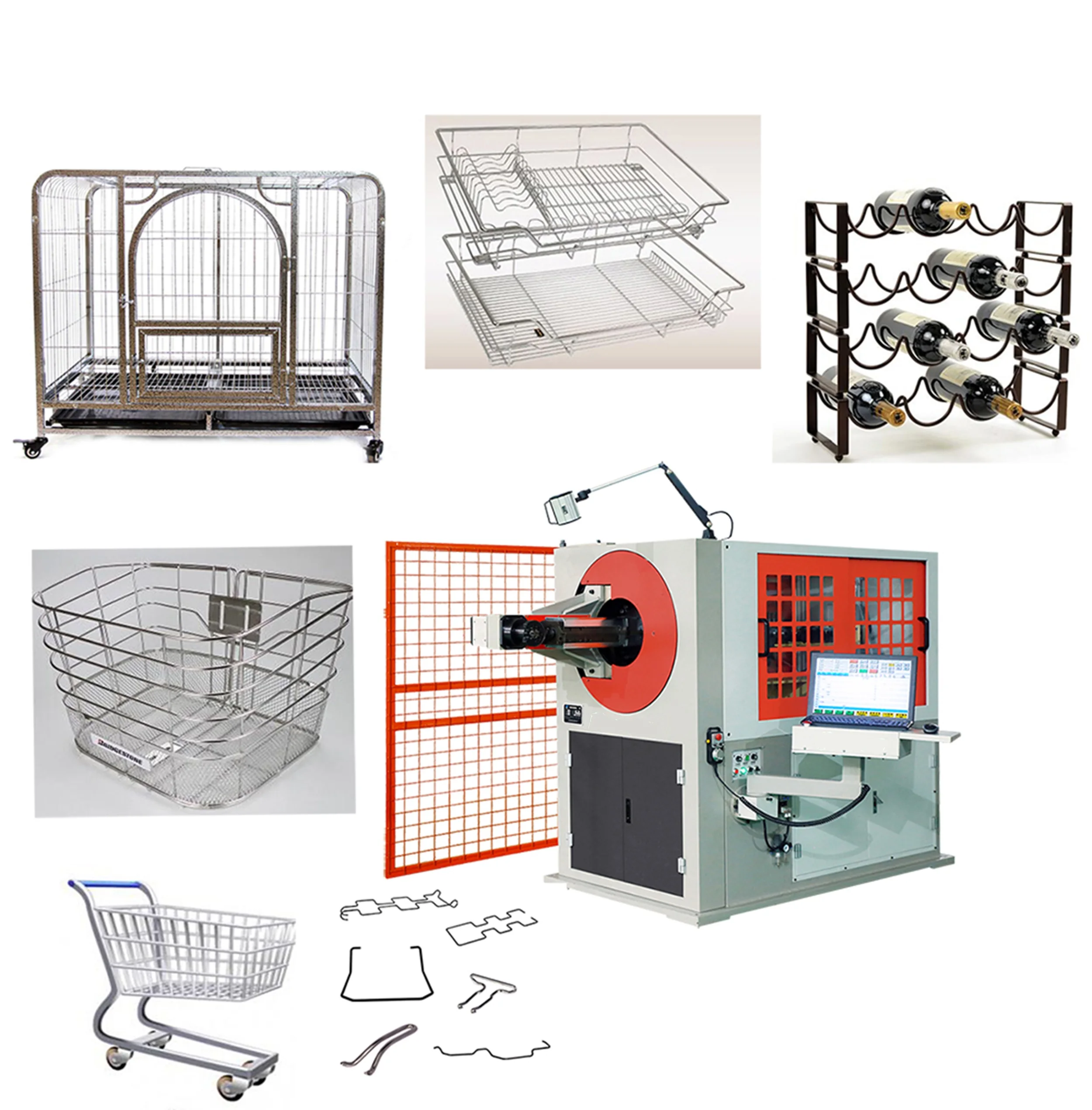 Металлическая проволочная гибочная машина для резки скелетной проволоки для декоративно-прикладного искусства