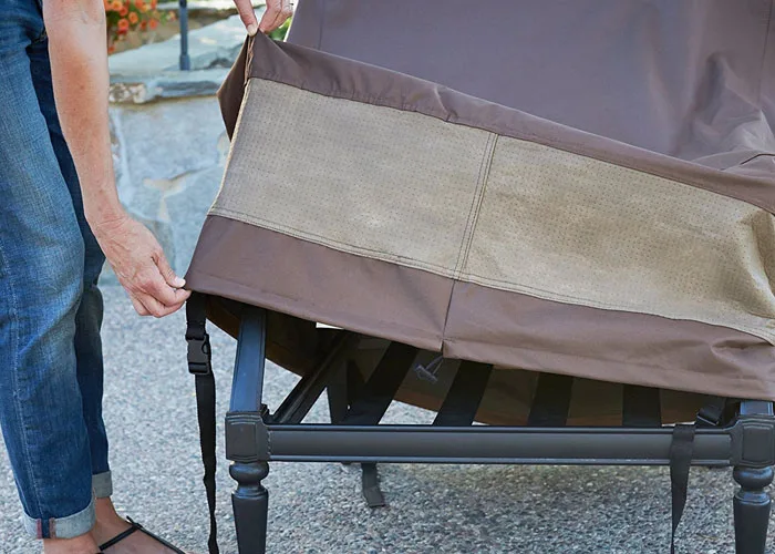 100% Waterproof Chair Covers , Garden Furniture Waterproof Covers 28 Inch