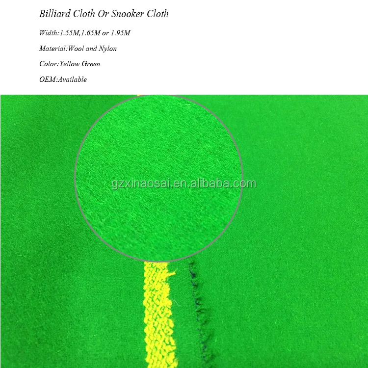 Factory Direct Sale 6811 Snooker Cloth