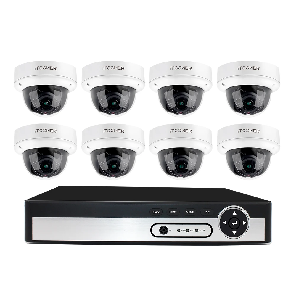 Заводская цена 8CH 2.0MP комплект видеонаблюдения NVR камеры системы безопасности Indoor NVR комплект