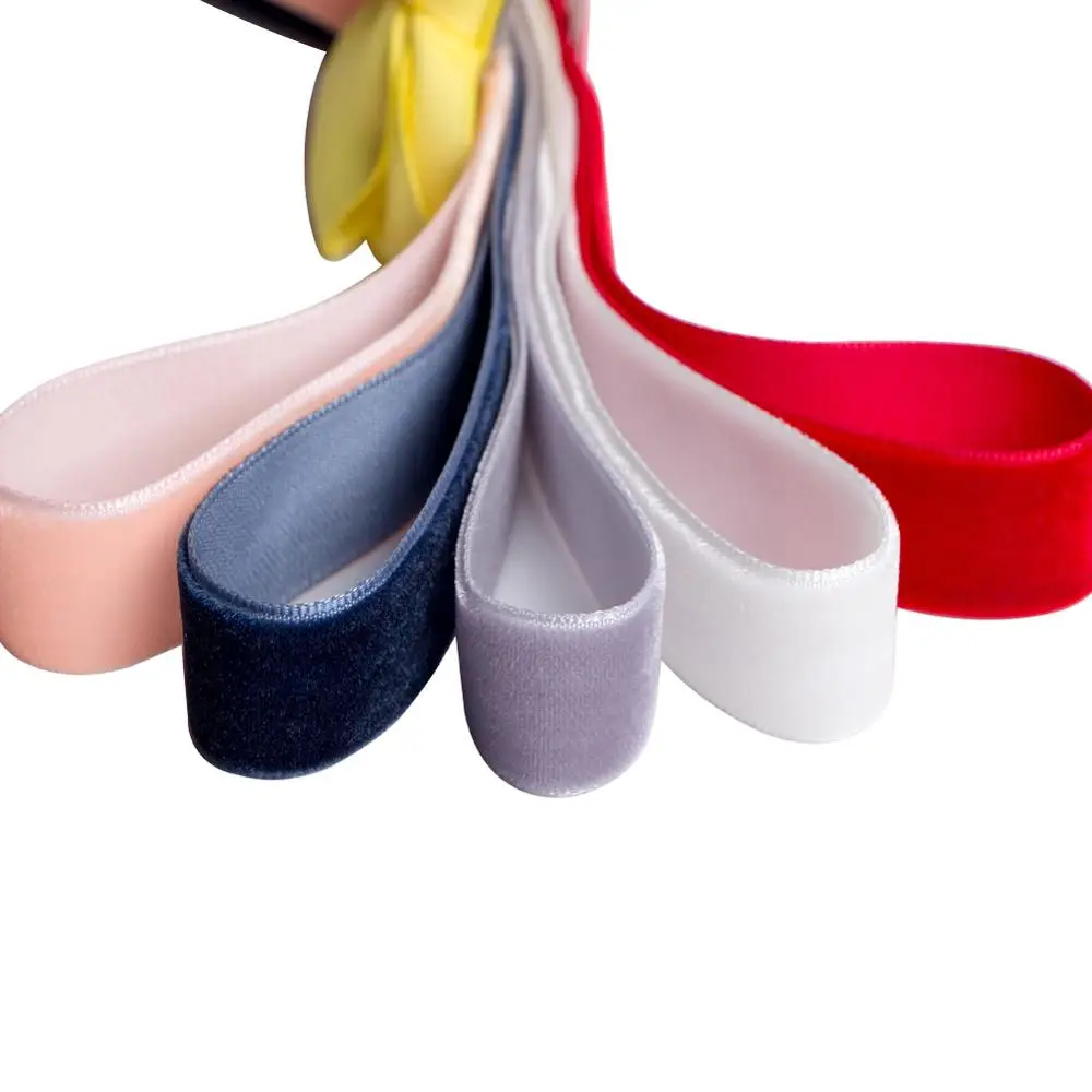 MSD Hot Sale Velvet Ribbon Single face Velvet Ribbon Wholesale