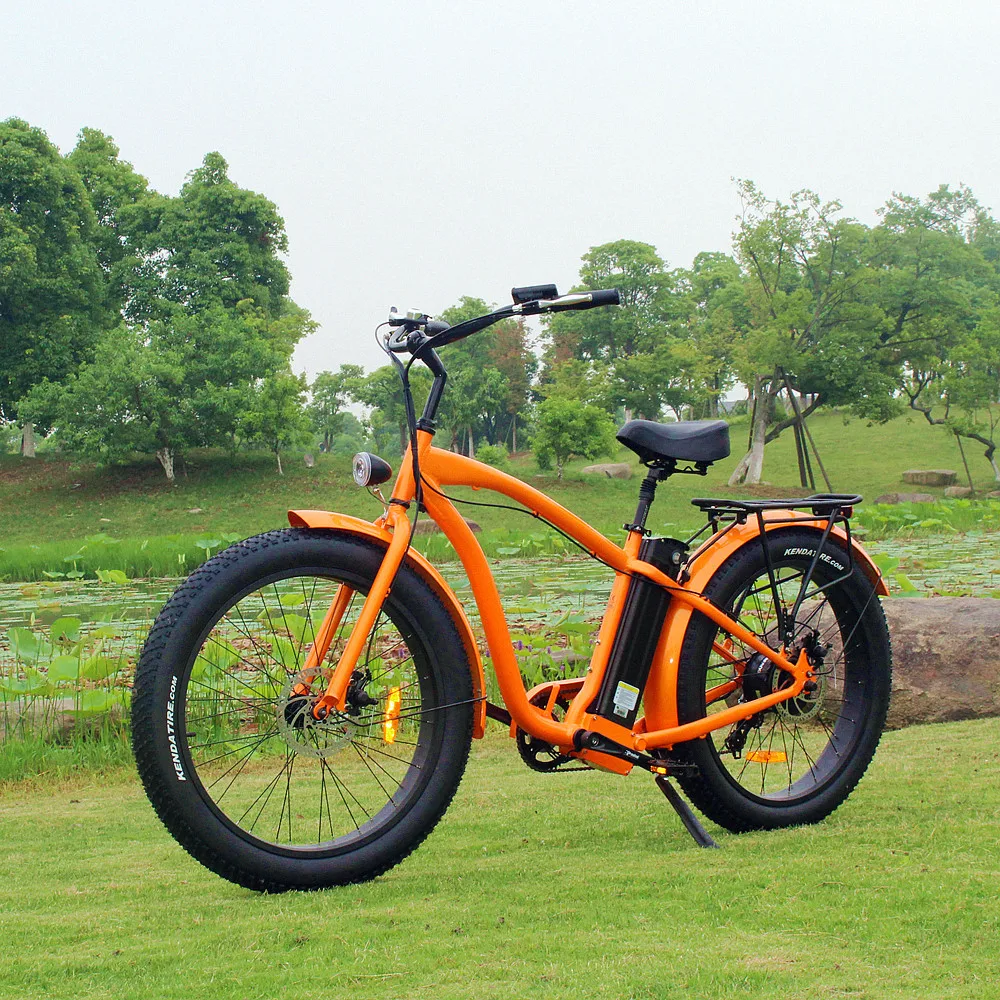USA cheap retro smart downhill 48v 750w beach cruiser mountain fat tire electric bike e bicycle from China factory  MF-901