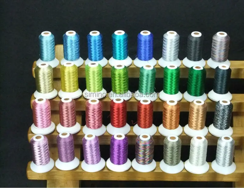 
32 Colors Metallic Embroidery Thread 500M/Spool 